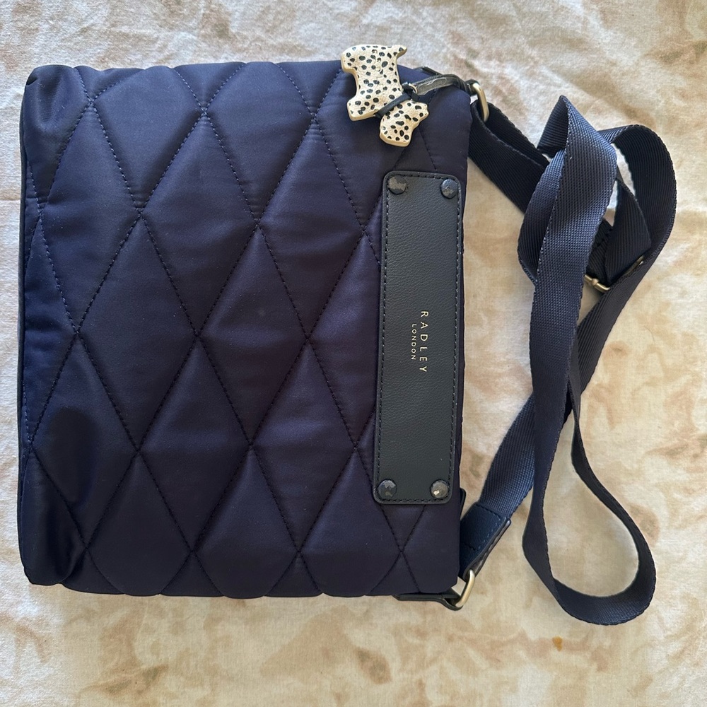 Radley London Charleston Medium Zip-Top Cross Body Bag in Ink Blue